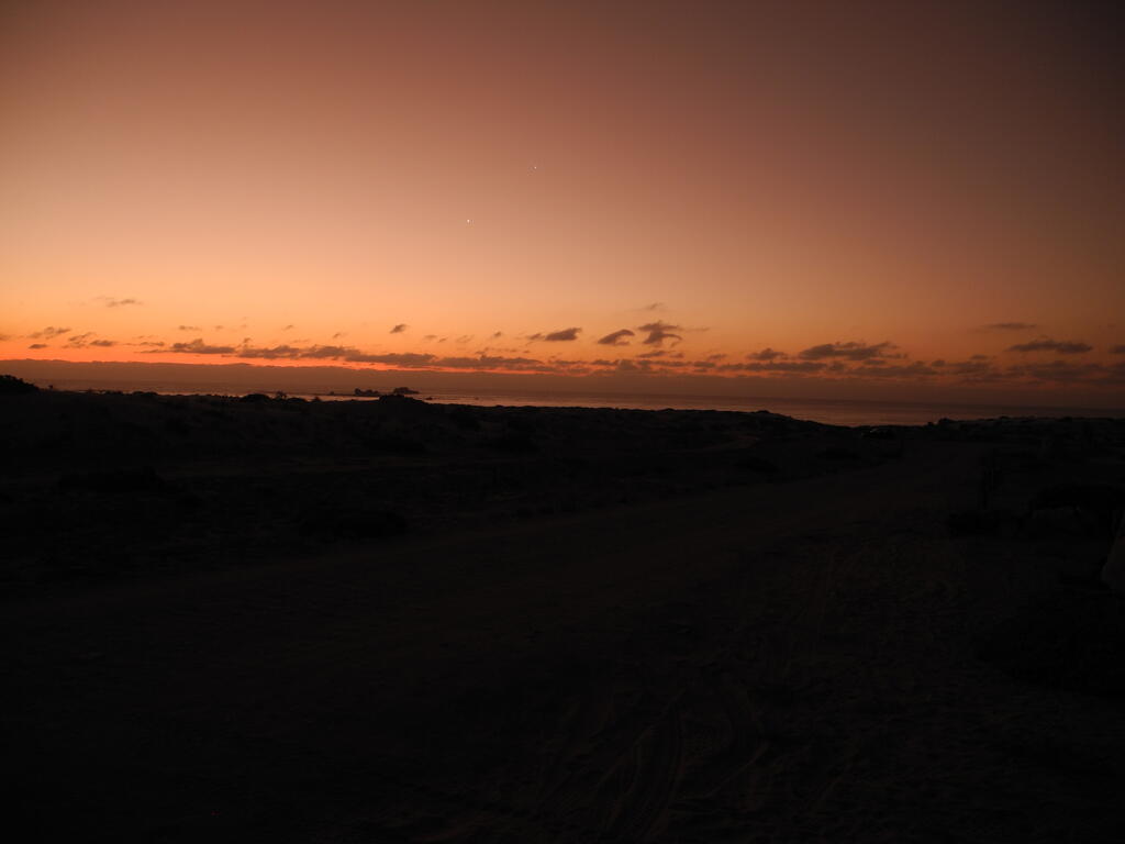 Sonnenuntergang an der Pazifikküste bei Playa Blanca