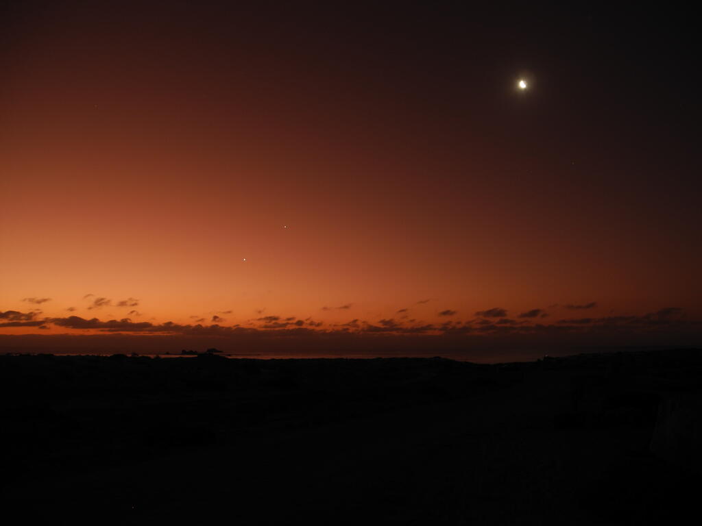 Sonnenuntergang an der Pazifikküste bei Playa Blanca