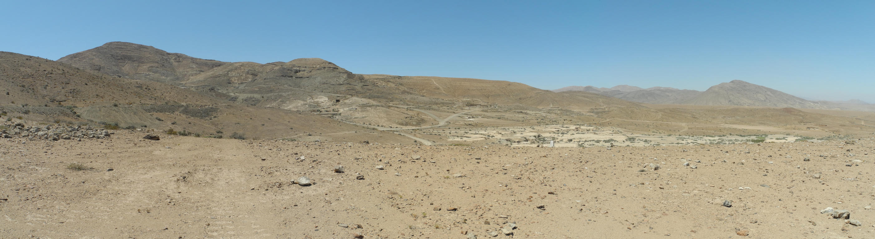 Panorama des Geländes von Mineral Chañarcillo