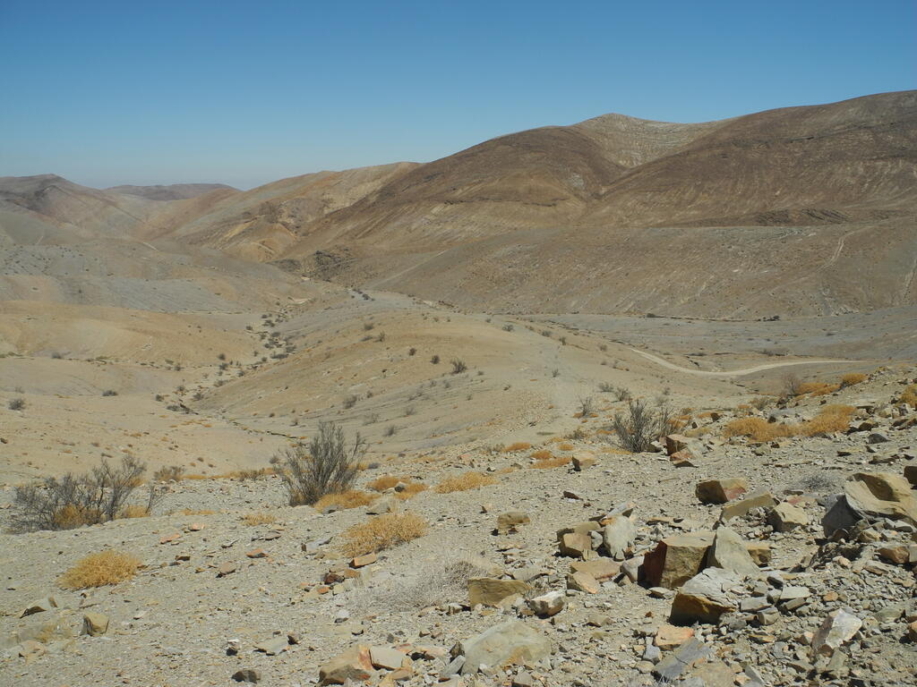Rückblick auf Straße C-423 vom Pass aus