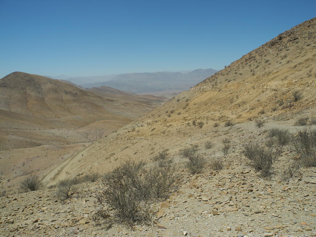 Straße C-423 nach dem Pass