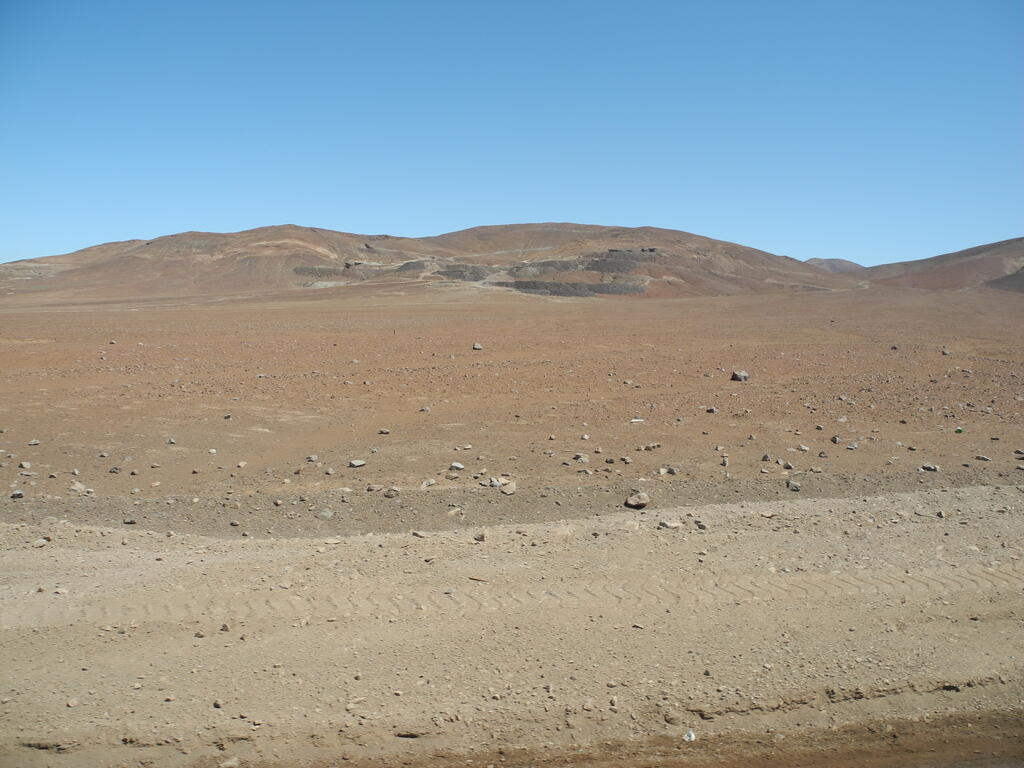 Mina Fresia im Bereich Cerro Negro
