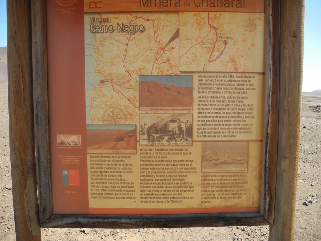 Infotafel Cerro Negro