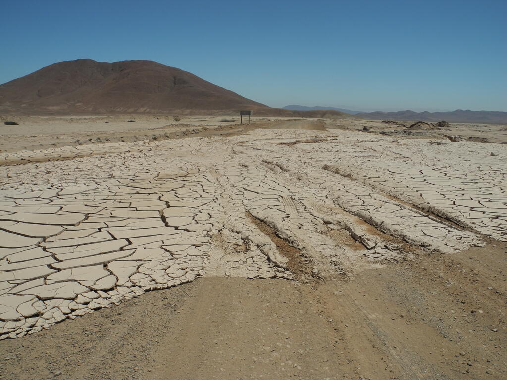 Auswaschung an der Straße C-119-B