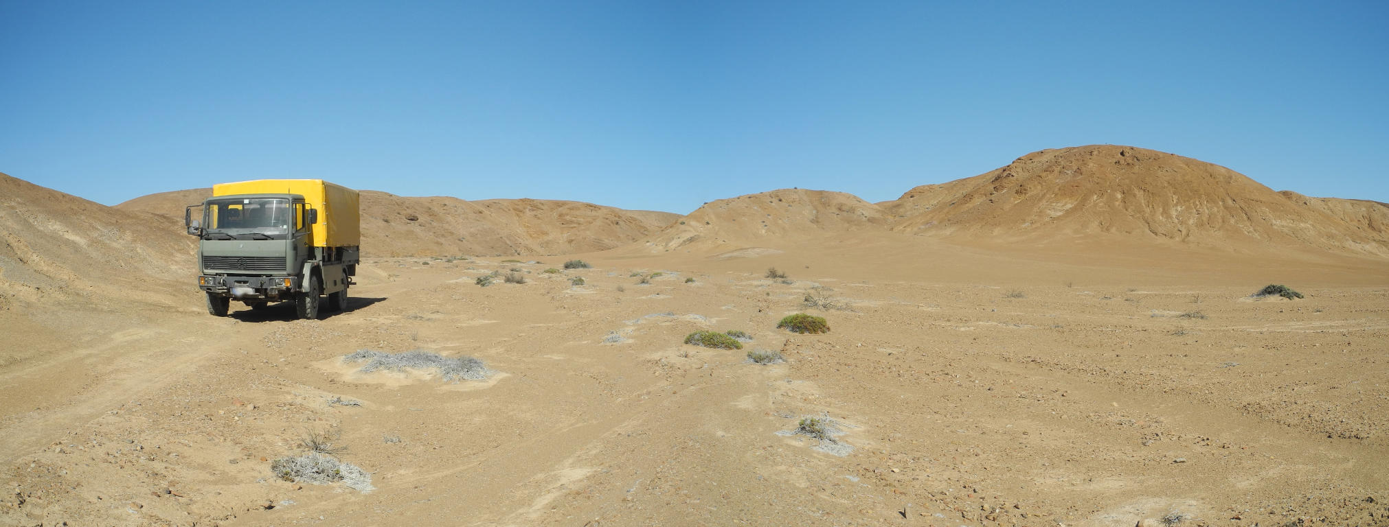 Panorama des Übernachtungsplatzes