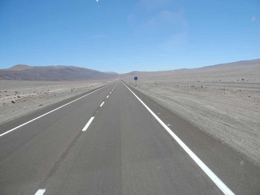 Fahrt durch die Wüste nach Antofagasta