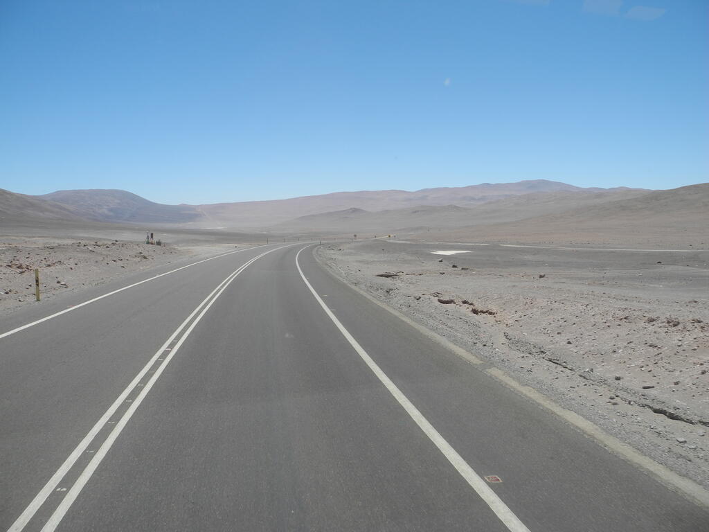 Fahrt durch die Wüste nach Antofagasta