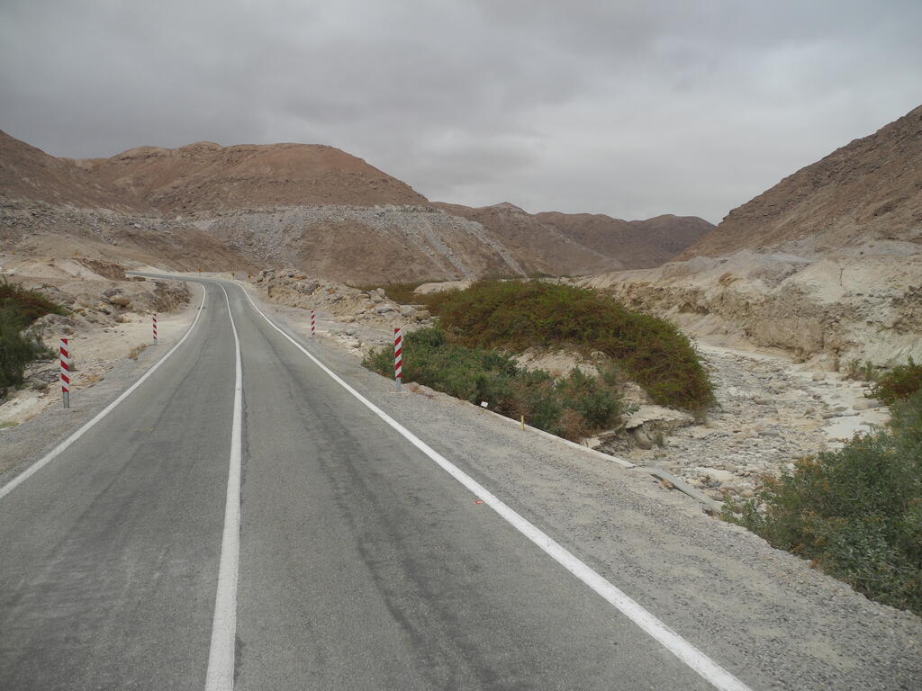 Straße A-35 in der Quebrada Cobija