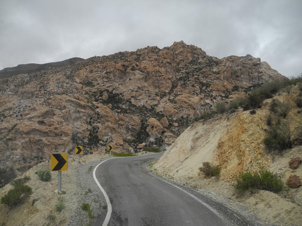 Landschaft an der Straße A-31