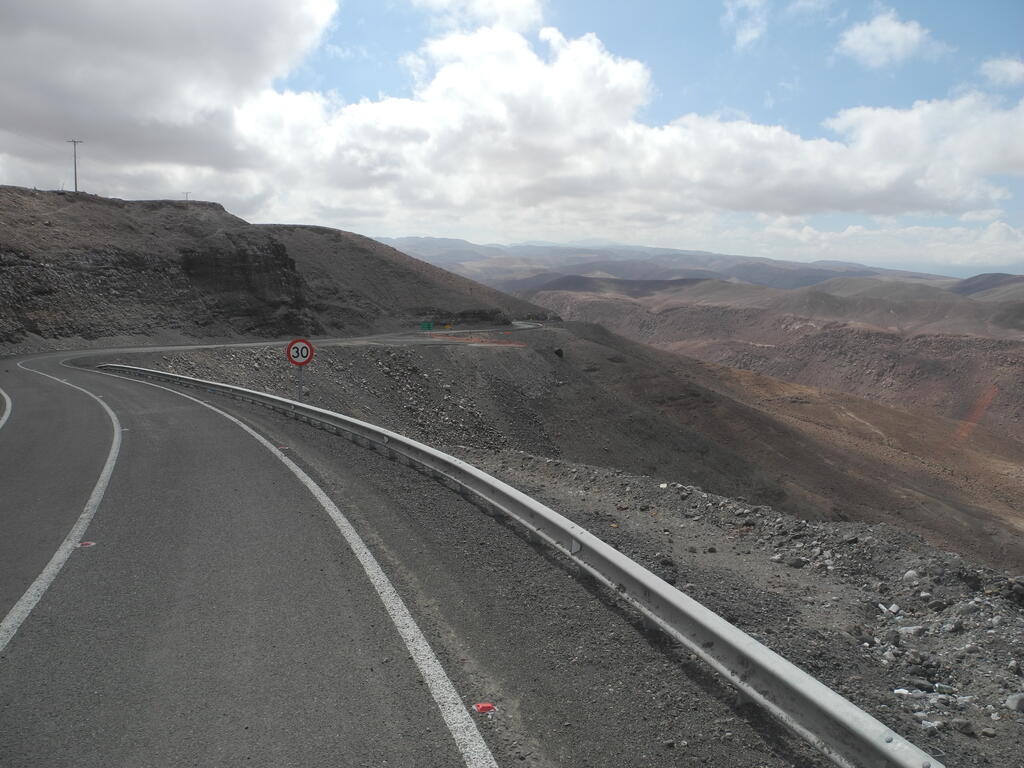 Landschaft an der Straße A-331