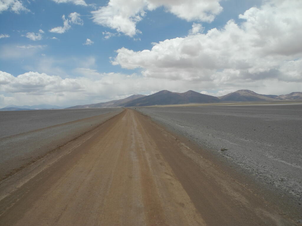 Landschaft an der Straße A-97-B
