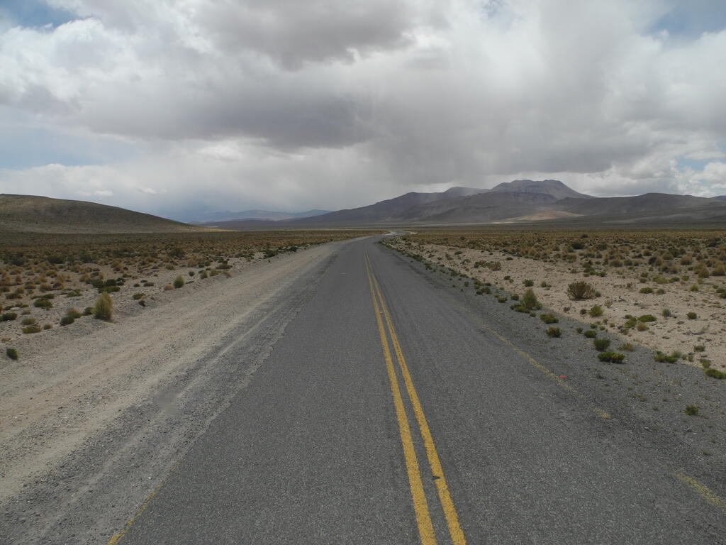 Landschaft an der Straße A-97-B