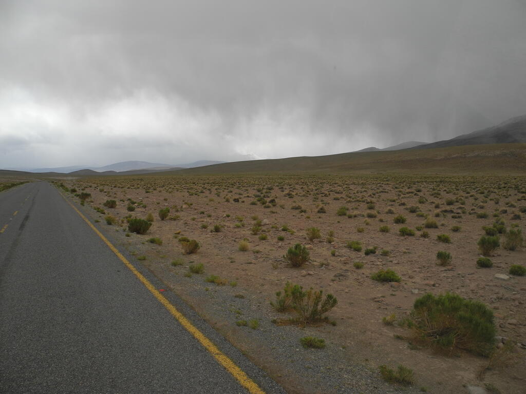 Landschaft an der Straße A-97-B