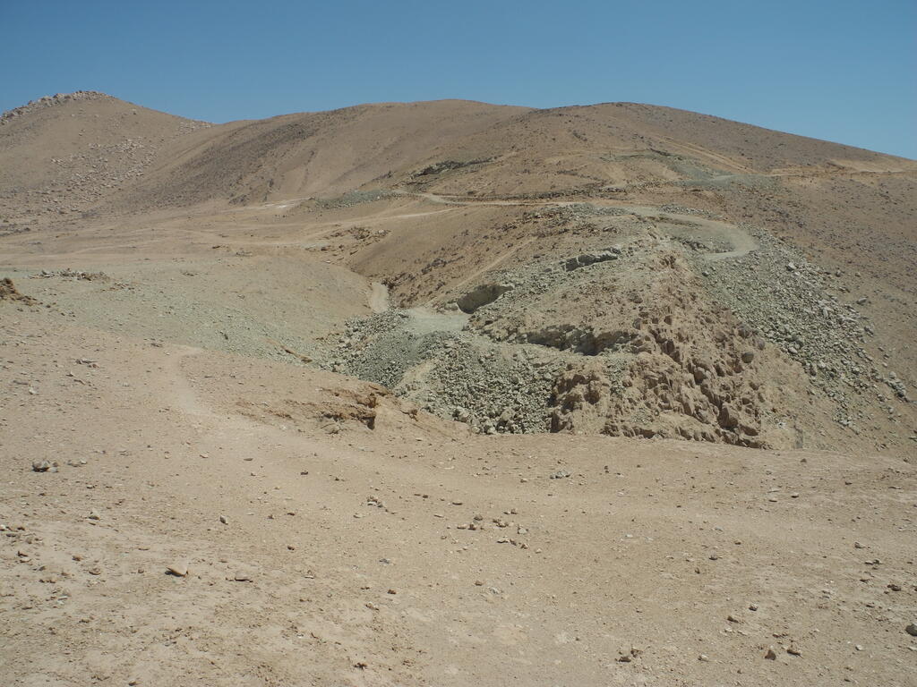 Detail der alten Mine