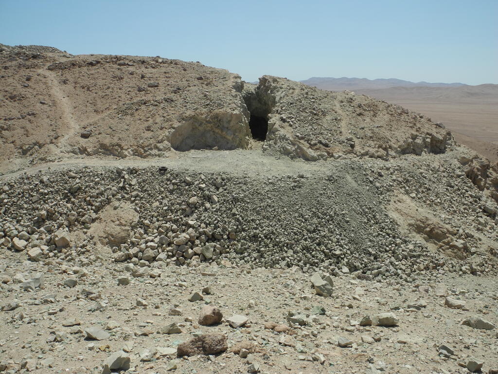 Detail der alten Mine