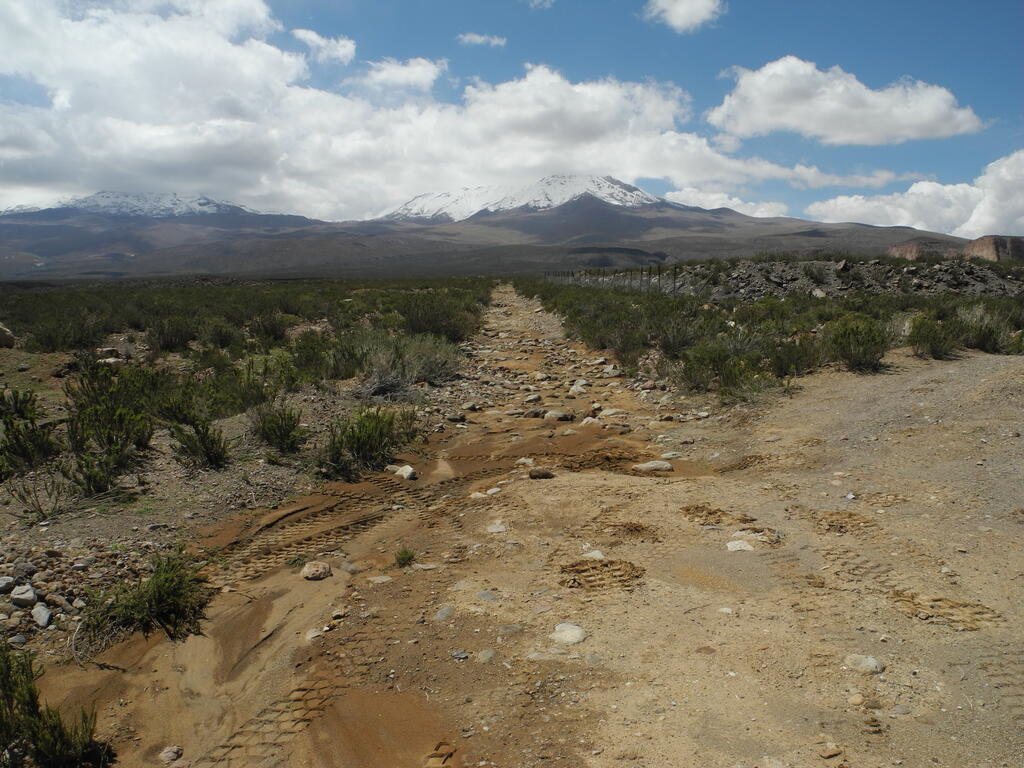 Ende der befahrbaren Straße bei Toconce