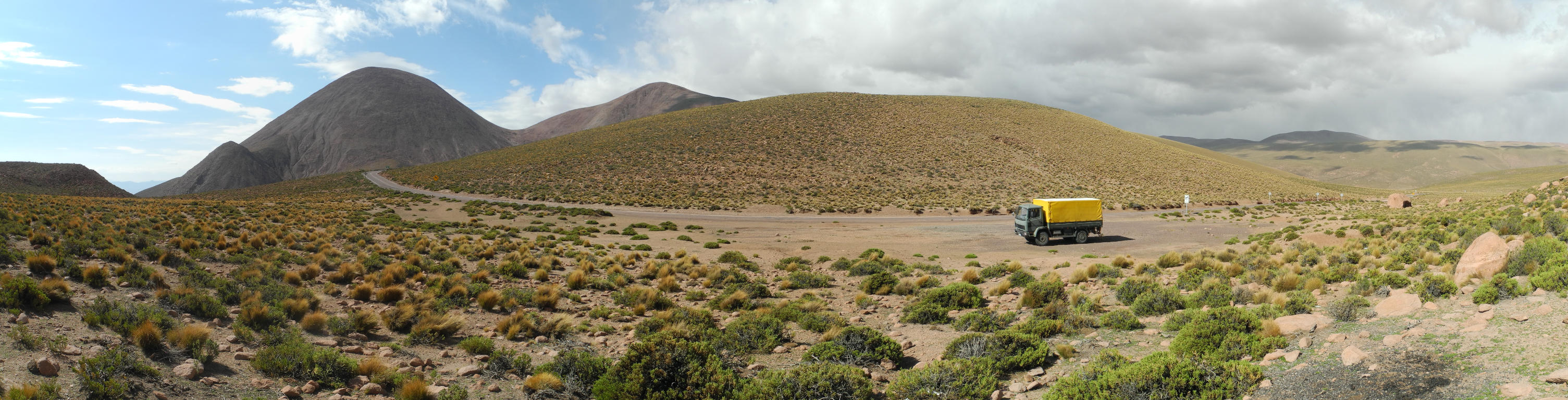 Panorama des Übernachtungsplatzes
