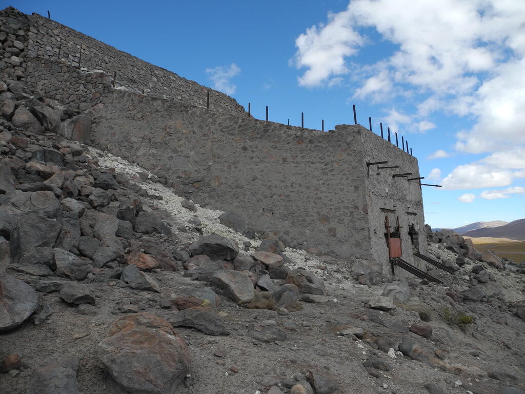 Alte Schwefel-Verarbeitungsanlage