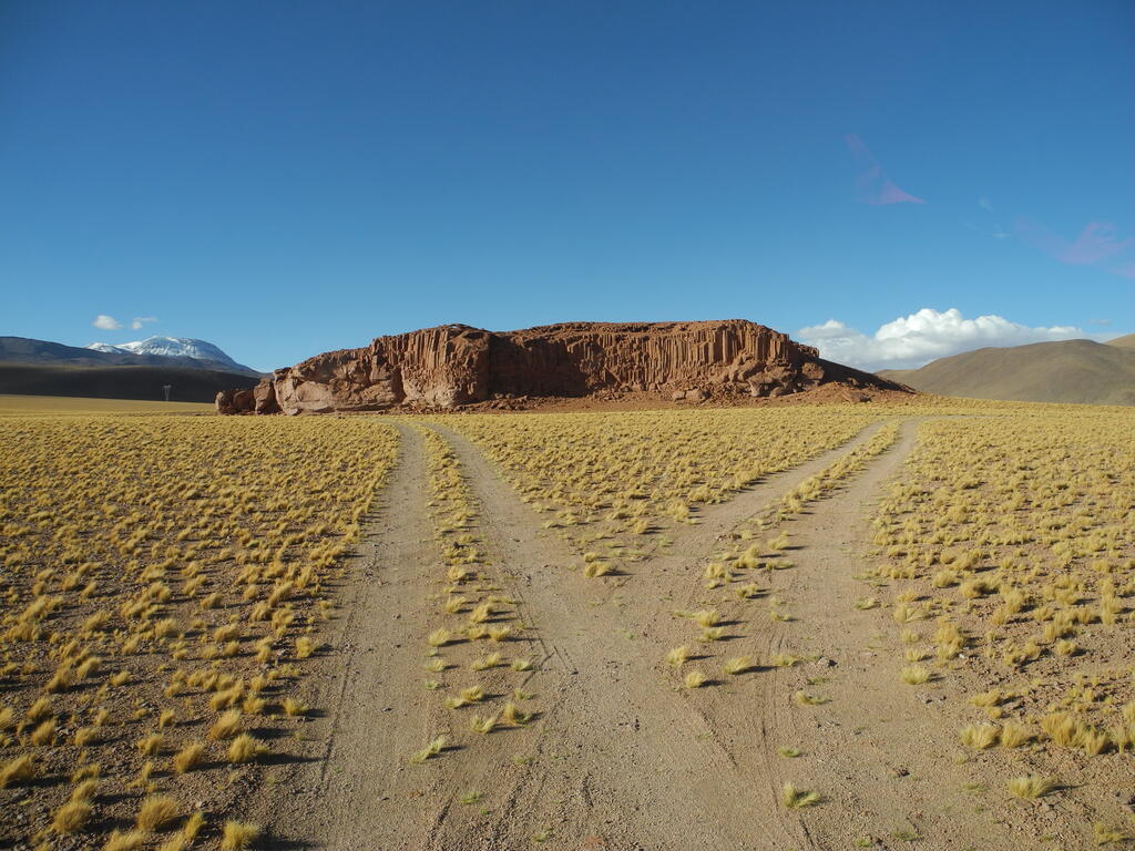 Felsformationen nahe der Quebrada Rio Blanco