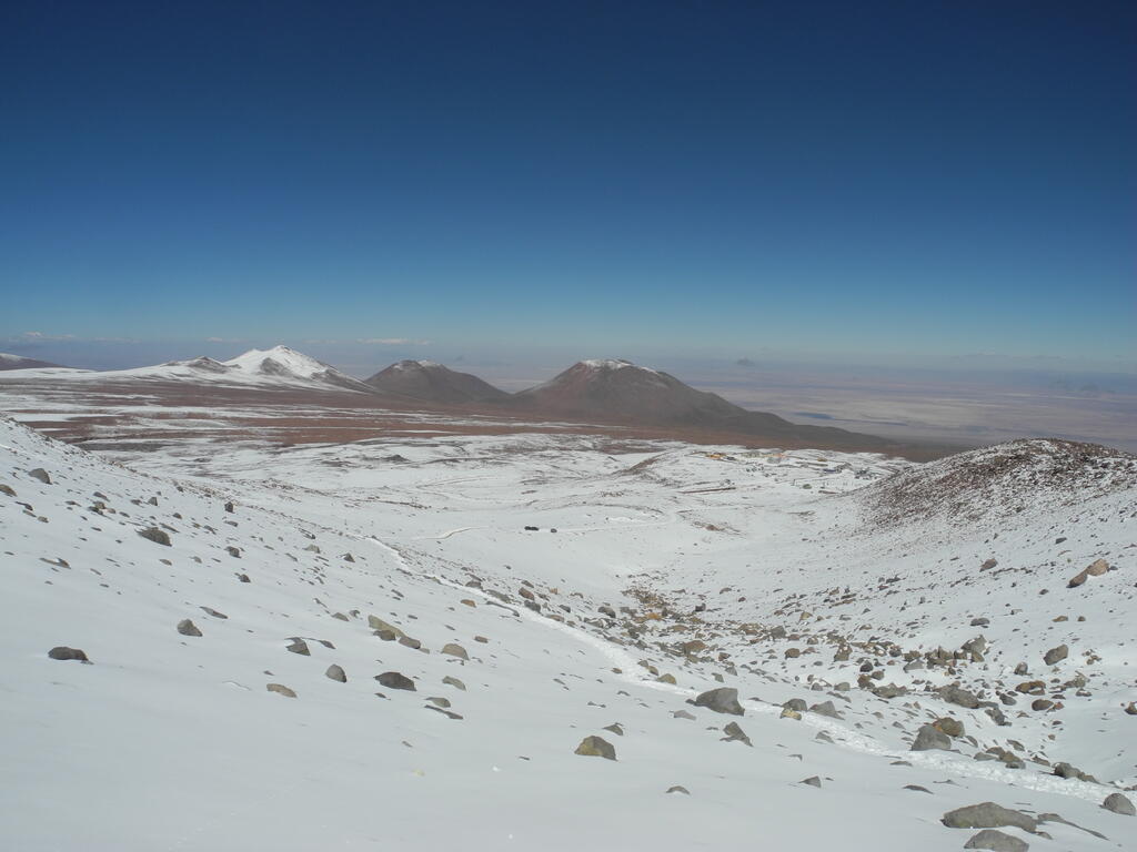 Erste Rast nach etwa einer Stunde