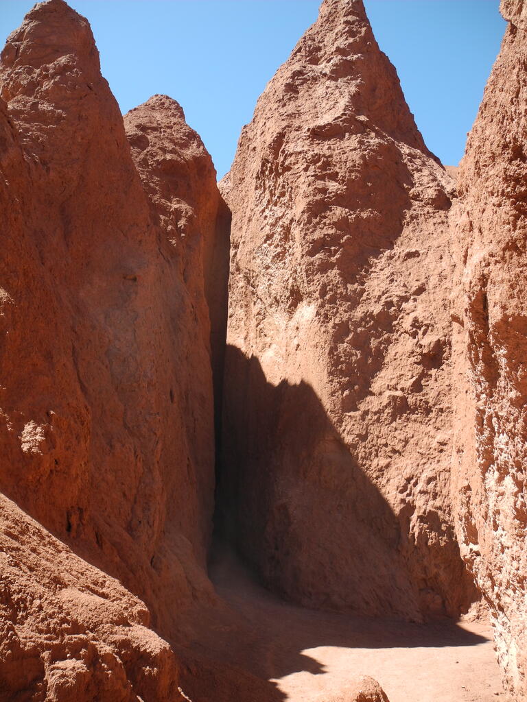 Die Schlucht von außen gesehen