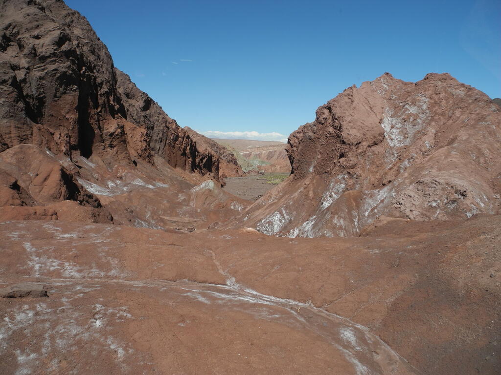 Blick zurück vom Ende des befahrbaren Weges