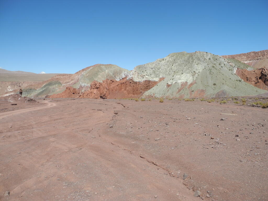 Landschaft im Valle del Arcoíris