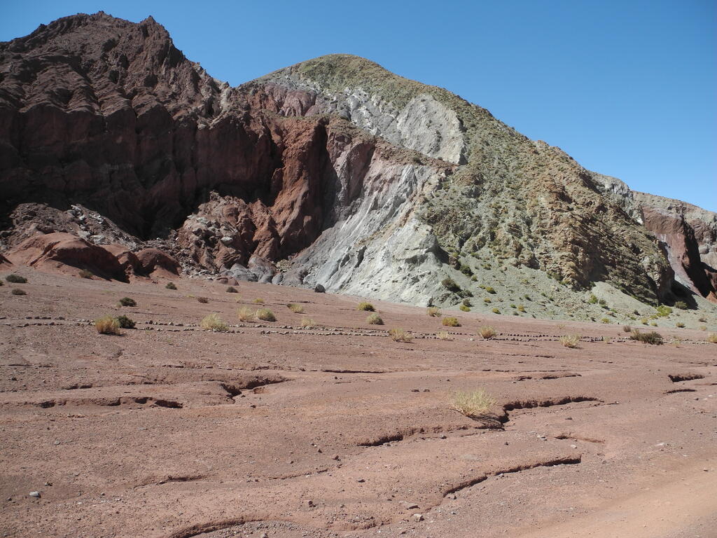 Landschaft im Valle del Arcoíris
