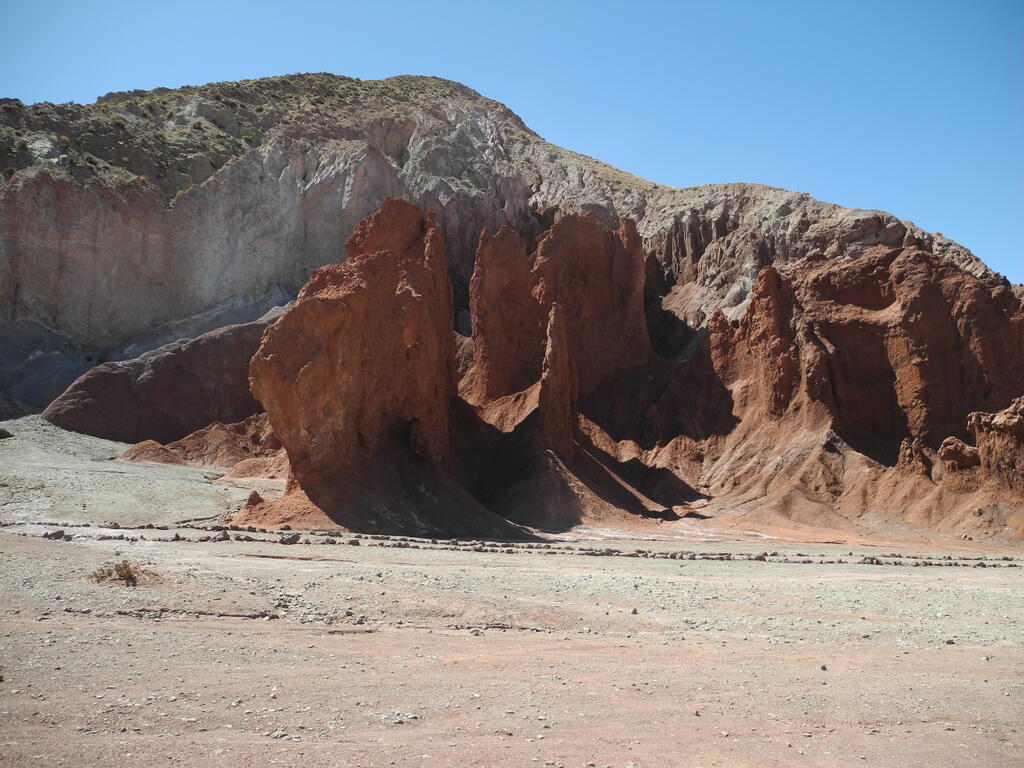 Landschaft im Valle del Arcoíris
