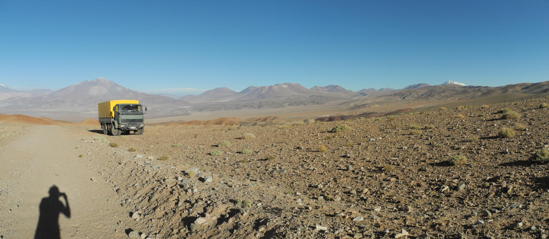 Panorama nach Südost vom Übernachtungsplatz