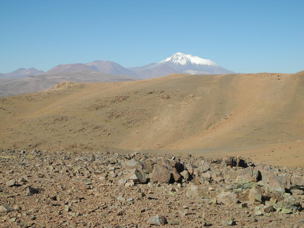 Volcán Llullaillaco am nächsten Morgen