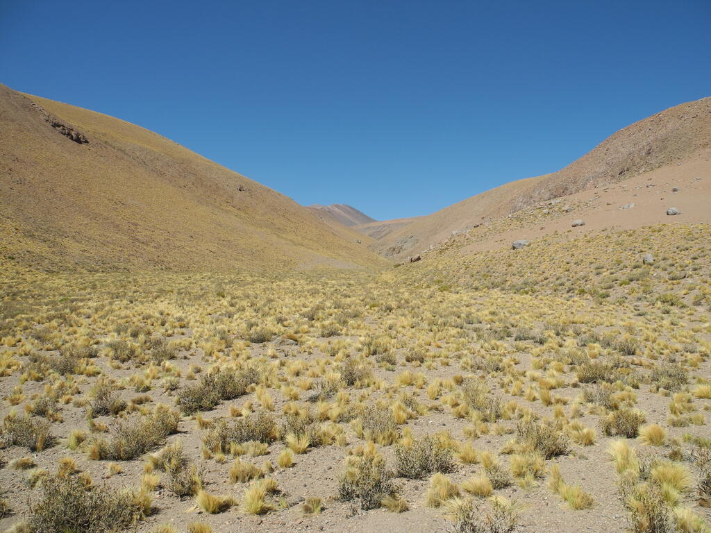 Landschaft am Ende der guten Straße