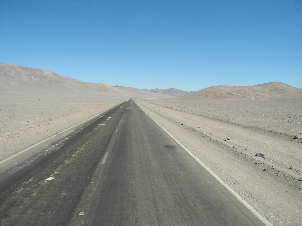 Wüste an der Straße B-55