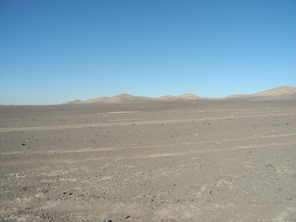 Aussicht vom Camping in der Wüste