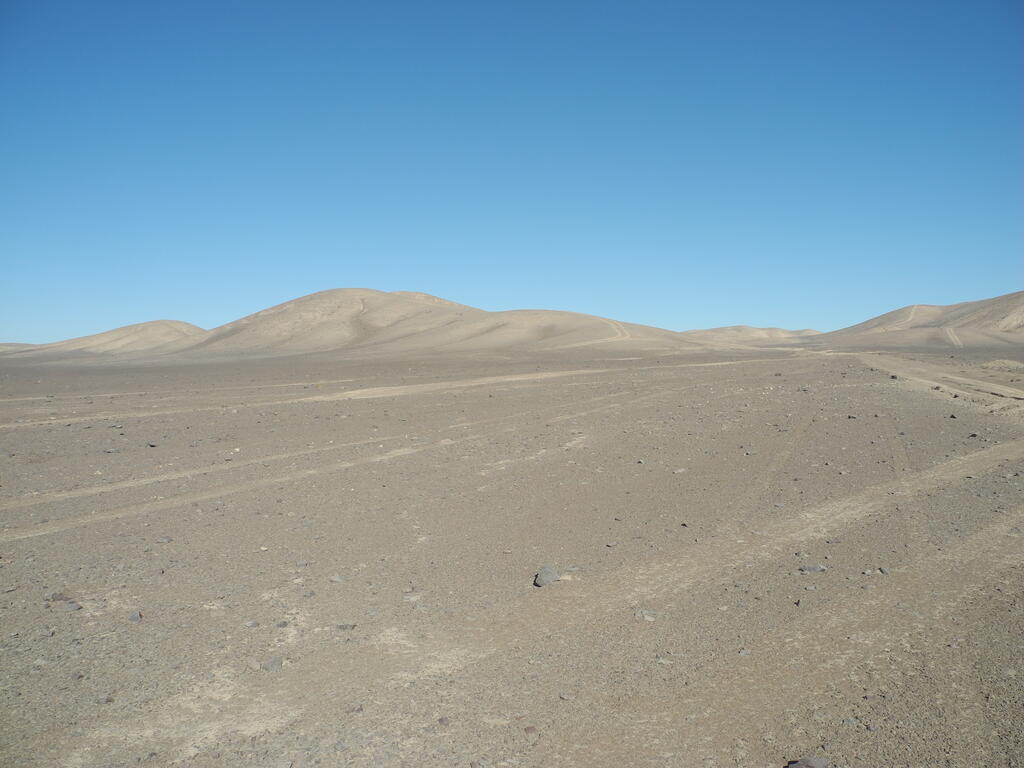 Aussicht vom Camping in der Wüste