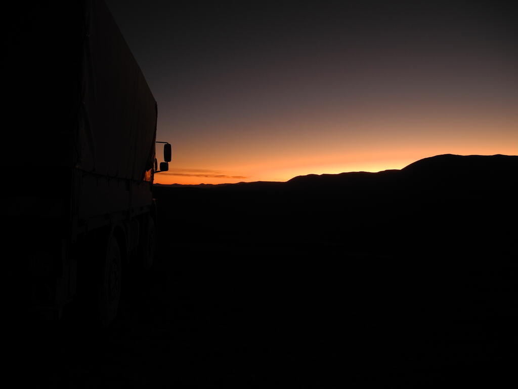 Sonnenuntergang in der Wüste