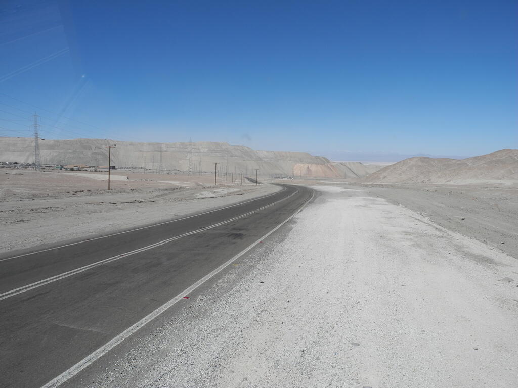 Teile der Kupfermine Chuquicamata