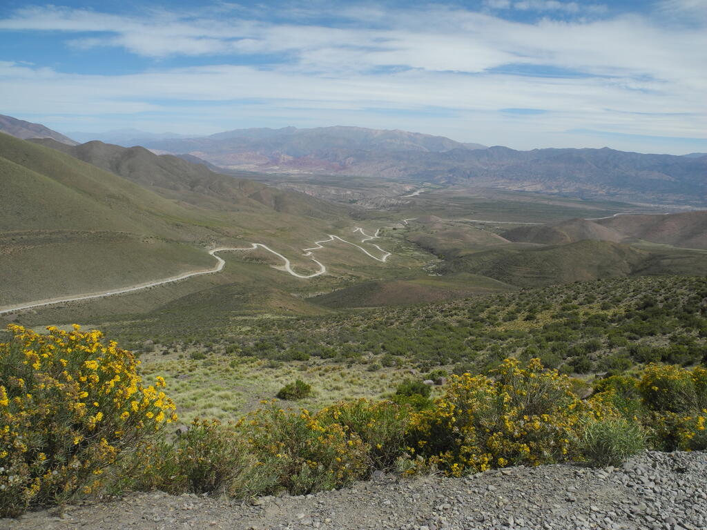 Die Straße zurück nach Humahuaca
