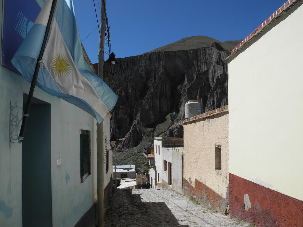 Eine der Straßen in Iruya