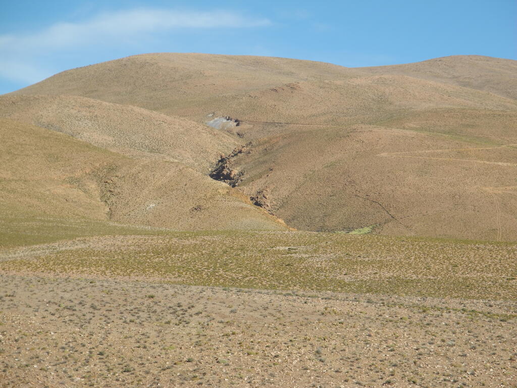 Eine weitere alte Mine östlich der Straße