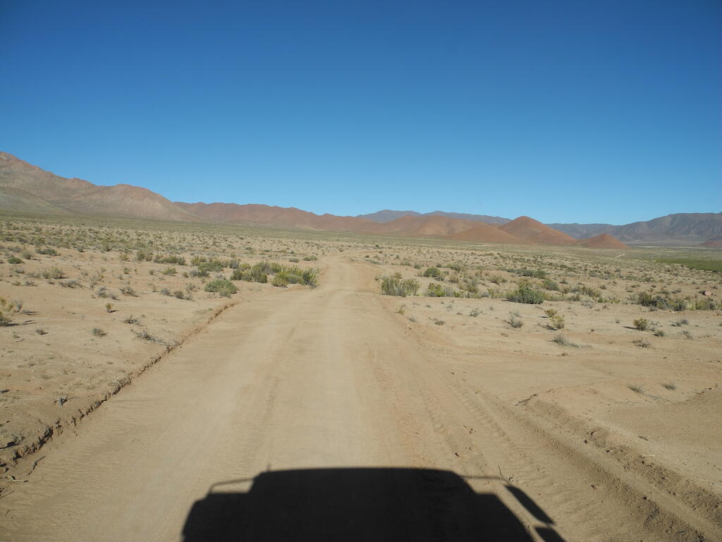 Landschaft an der Straße von El Toro nach Cachiñal