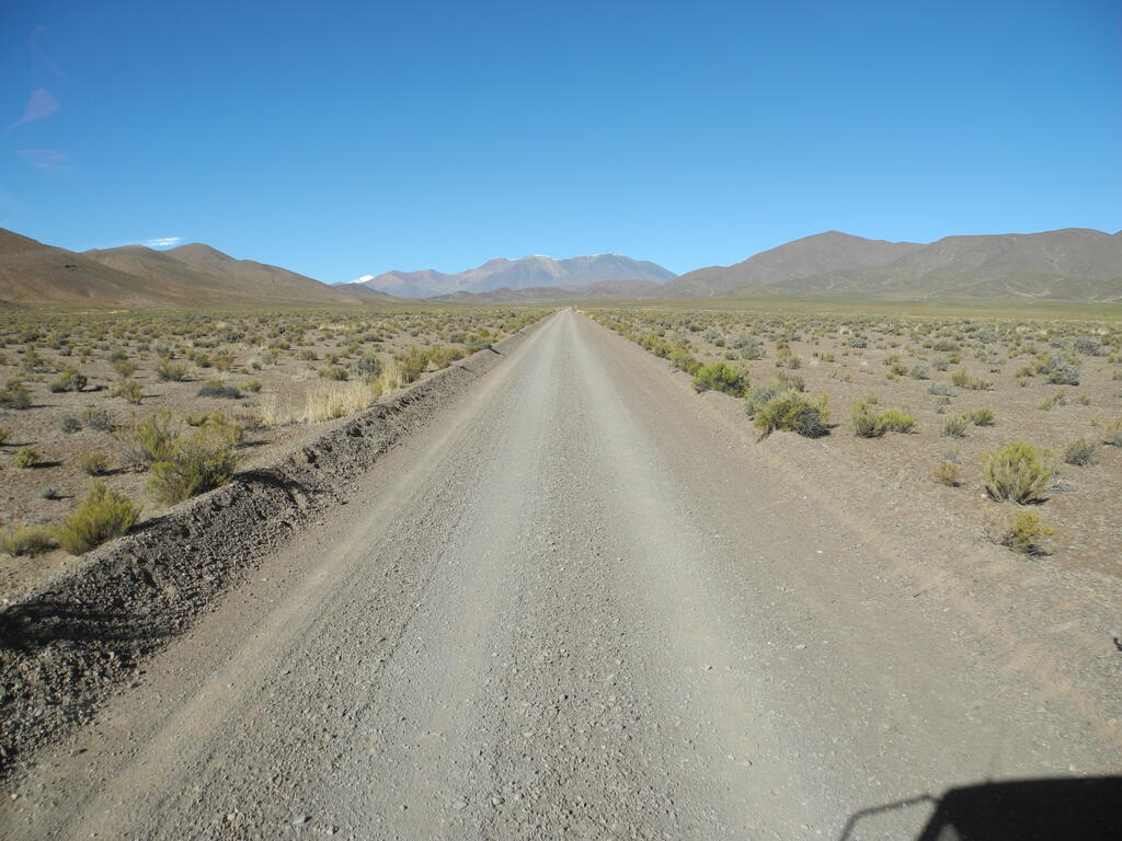 Landschaft an der Straße von El Toro nach Cachiñal