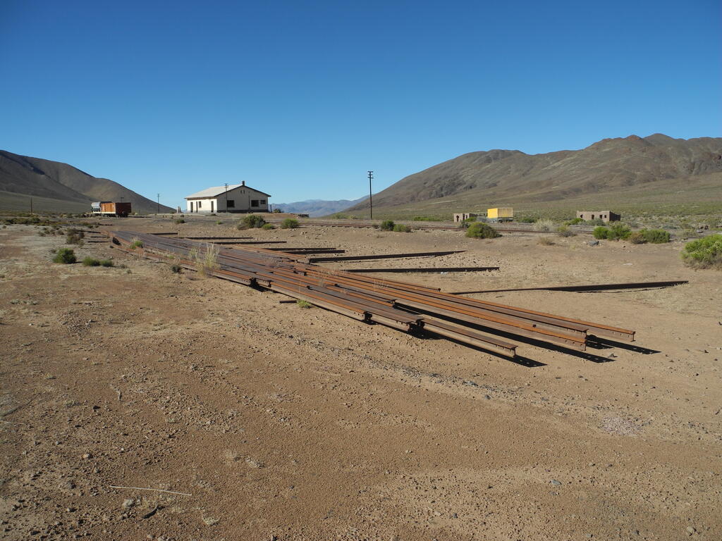 Die Bahnstation Cachiñal