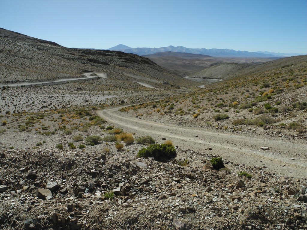 Landschaft auf der Nordseite des Abra Acay