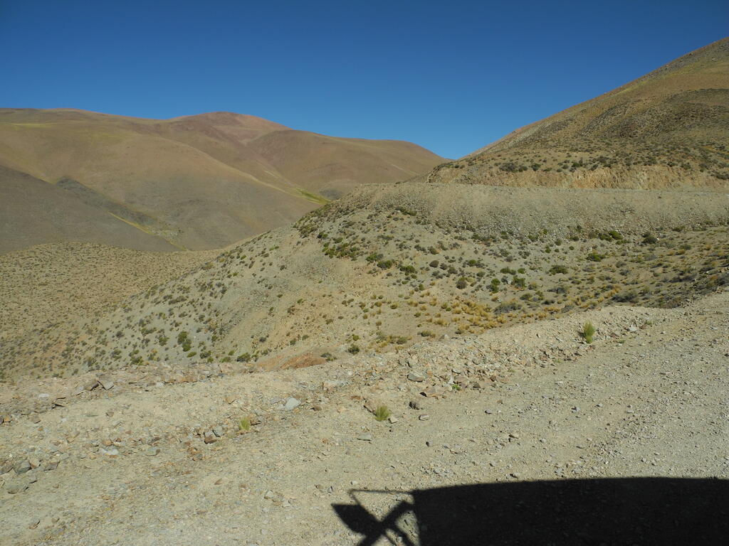 Landschaft auf der Nordseite des Abra Acay