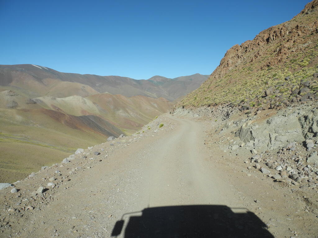 Erste Engstelle auf der Südseite des Passes
