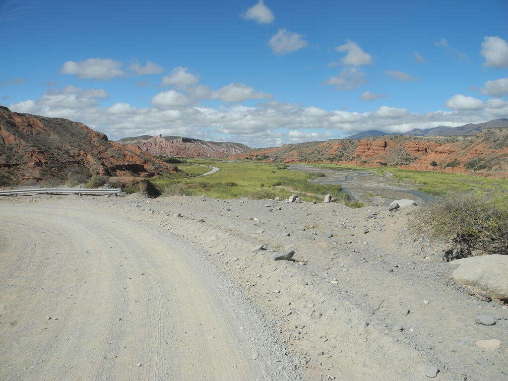 Landschaft an der RN40 zwischen La Poma und Cachi