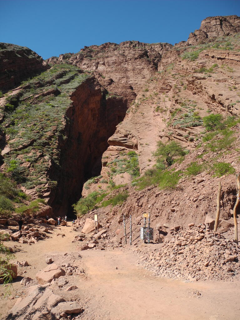 Die Garganta del Diablo von außen