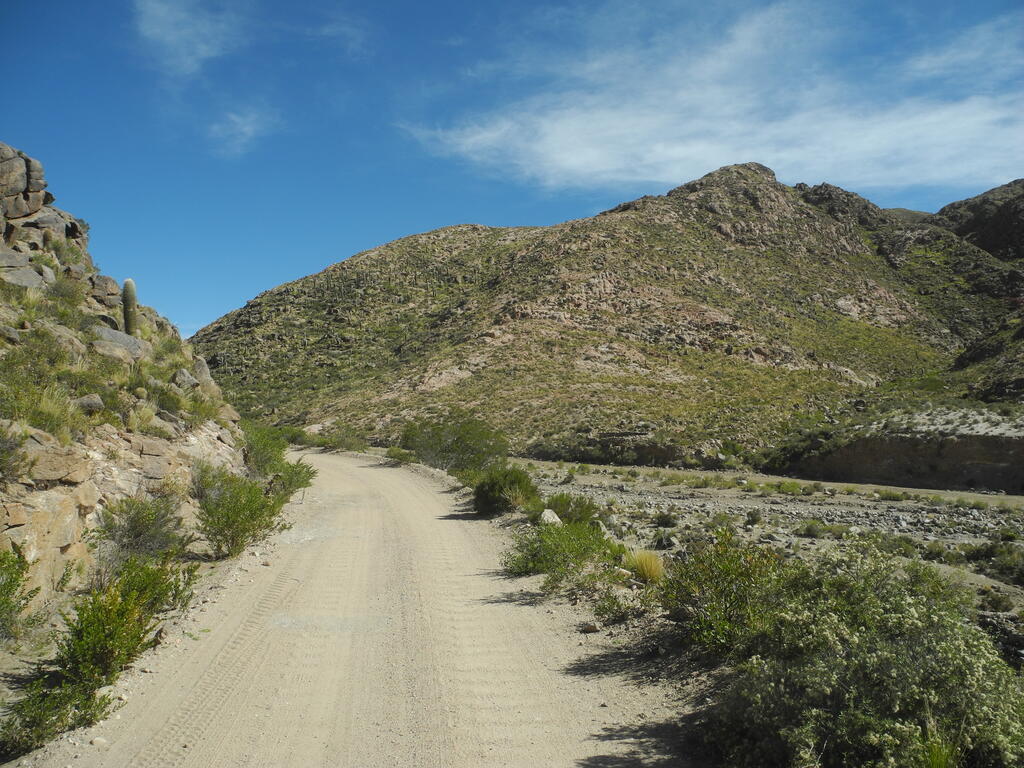 Landschaft an der Straße zu den Minas Capillitas