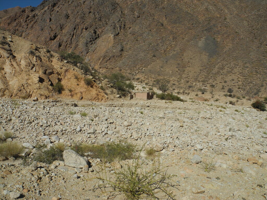 Ruine eines Gebäudes bei den alten Gruben in Fiambalá